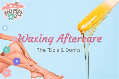 What are the 5 S's after waxing?